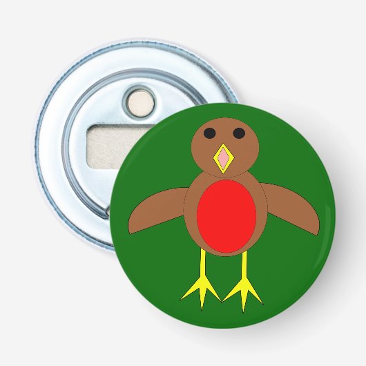 KerstRobin Bottle Opener (Voorkant)