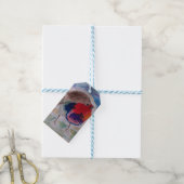KerstRobin Cadeaulabel (Met Touw)