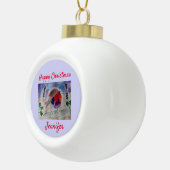 KerstRobin Ceramic Ball Ornament (Rechts)
