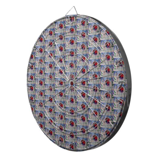 KerstRobin Dartbord (Voorkant Rechts)