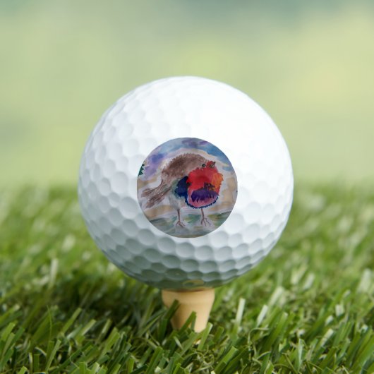 KerstRobin Golfballen (Insitu Shirt)