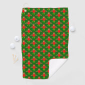 KerstRobin Golfhanddoek (Insitu)