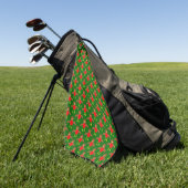 KerstRobin Golfhanddoek (Groen)