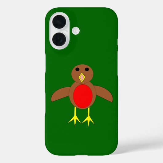 KerstRobin iPhone Case (Achterkant)