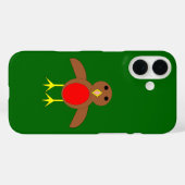 KerstRobin iPhone Case (Achterkant (horizontaal))