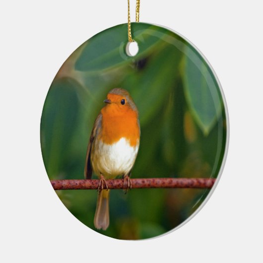 KerstRobin Keramisch Ornament (Links)