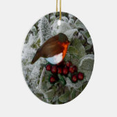 KerstRobin Keramisch Ornament (Rechts)