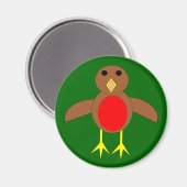 KerstRobin Magnet (Voorkant / Achterkant)