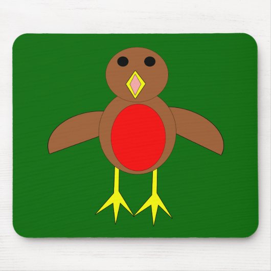 KerstRobin Mousepad Muismat (Voorkant)