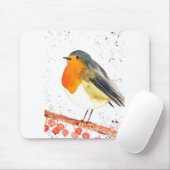 Kerstrobin Muismat (Met muis)