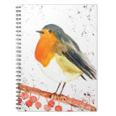 Kerstrobin Notitieboek (Voorkant)