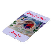 KerstRobin Personalized Magnet Magneet (Linkerzijde)