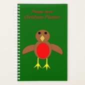 KerstRobin Personalized Planner (Voorkant)