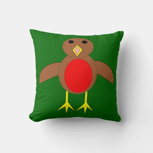 KerstRobin Pillow Kussen (Voorkant)