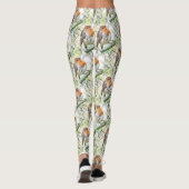 KerstRobin Redborst Winter Waterverf Leggings (Achterkant)