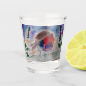 KerstRobin Shot Glas (Voorkant)