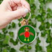 KerstRobin Sleutelhanger (Hand)