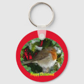 kerstRobin Sleutelhanger (Voorkant)
