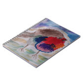 KerstRobin Spiral Notitieboek (Linkerzijde)