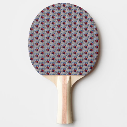 KerstRobin Tafeltennisbatje (Voorkant)