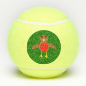 KerstRobin Tennisballen (Achterkant)