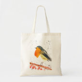 Kerstrobin Tote Bag (Voorkant)