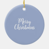 KerstRobin Winter Holiday Keramisch Ornament (Achterkant)