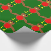 kerstRobin Wrapping Paper Cadeaupapier (Hoek)