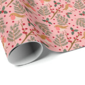 kerstRobin Wrapping Paper Cadeaupapier (Rol Hoek)