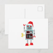Kerstrobot Briefkaart (Voorkant / Achterkant)