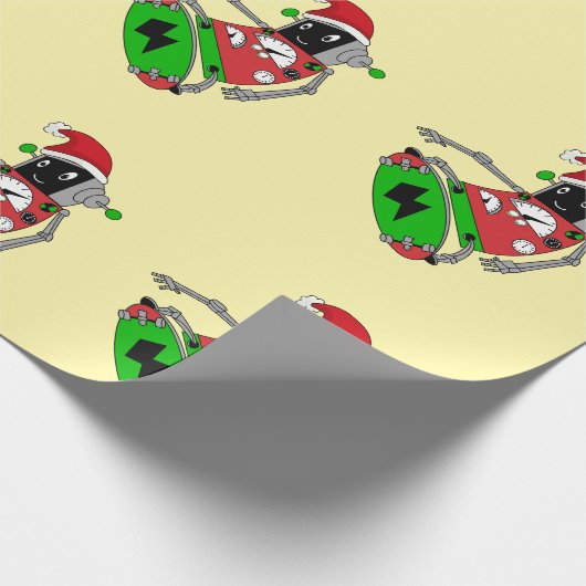 Kerstrobot Cadeaupapier (Hoek)