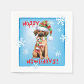 Kerstrobot Coonhound Servet (Voorkant)