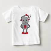 Kerstrobot, Cute Robot, Santa Hat, Gifts (Voorkant)
