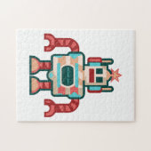 kerstrobot legpuzzel (Horizontaal)