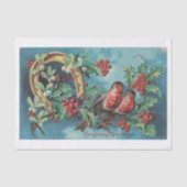 Kerstrobots met Hoefijzer-lospagina Tissuepapier (Voorkant)