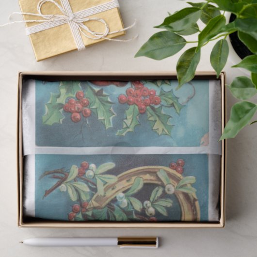 Kerstrobots met Hoefijzer-lospagina Tissuepapier (Geschenk)