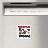 kerstRocks T-shirts en cadeautjes Magneet (Insitu (Vaatwasser))