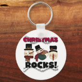 kerstRocks T-shirts en cadeautjes Sleutelhanger (Voorkant)
