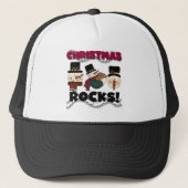 kerstRocks T-shirts en cadeautjes Trucker Pet (Voorkant)