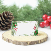 kerstrode bessen plaatskaartje