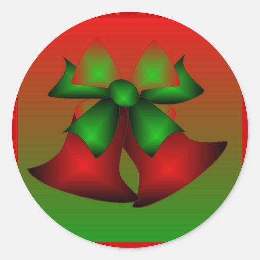 Kerstrode blikken I Sticker (Voorkant)