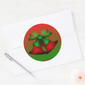 Kerstrode blikken I Sticker (Envelop)
