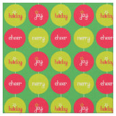 kerstrode bolle stoffen (Close Up)