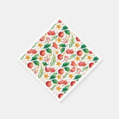 kerstrode bollen, Poinsettia Parts en Nut Servet (Hoek)