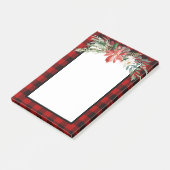 kerstrode buffel na controle notitieblok post-it® notes (Schuin)