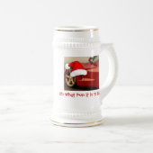 Kerstrode corvette bierpul (Voorkant rechts)