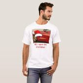 Kerstrode corvette t-shirt (Voorkant volledig)