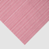 Kerstrode, eenvoudige strepen tissuepapier (Detail)