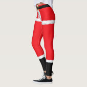 Kerstrode Elf Santa Claus leggings (Links)