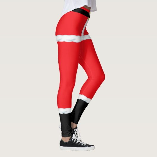 Kerstrode Elf Santa Claus leggings (Rechts)